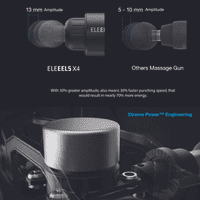 Eleeels  X4 Massage Gun with Twistable Handle