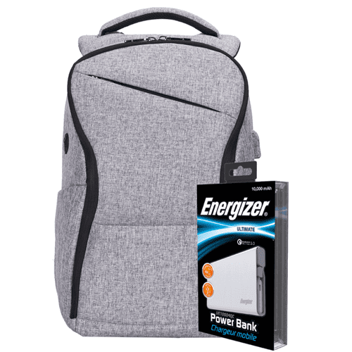 Energizer Laptop Chargin Bag + UE10004QC (EPB005-GY+UE10004QC)