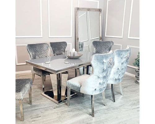 Ethane Dining Table & 4 Chairs Set