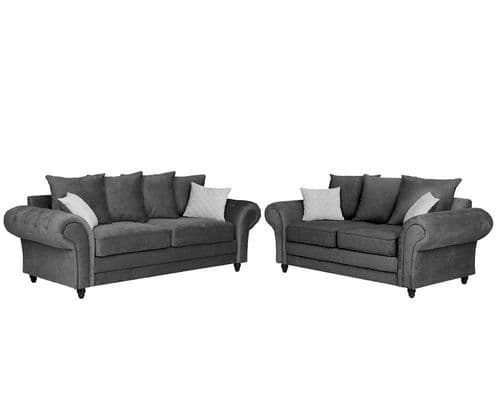 Graphite 3+2 Seater Sofa Set