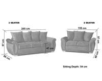 Hanoi 3+2 Seater Sofa Set