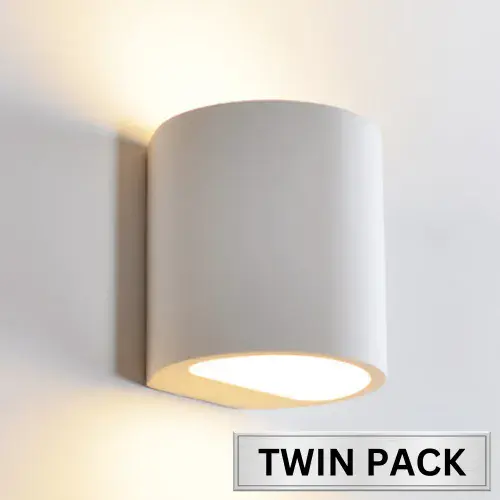 Integral LED Decorative Indoor Up Down Lighting: Twin Pack