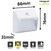 Integral LED Night Lights: Twin Pack
