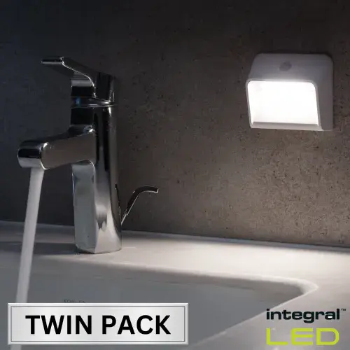 Integral LED Night Lights: Twin Pack