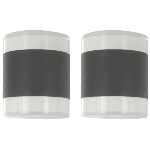 Integral LED Outdoor Decorative Outdoor Lights Wall Mounted: Twin Pack
