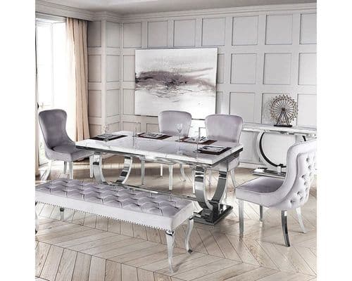 Jeju Dining Table & 4 Chairs Set