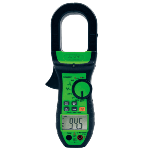 KPS TRMS Clamp Meter 1000A AC/DC with Temperature