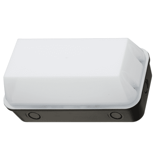 Red Arrow 8W LED Bulkhead: Opal, 110V Site Lighting