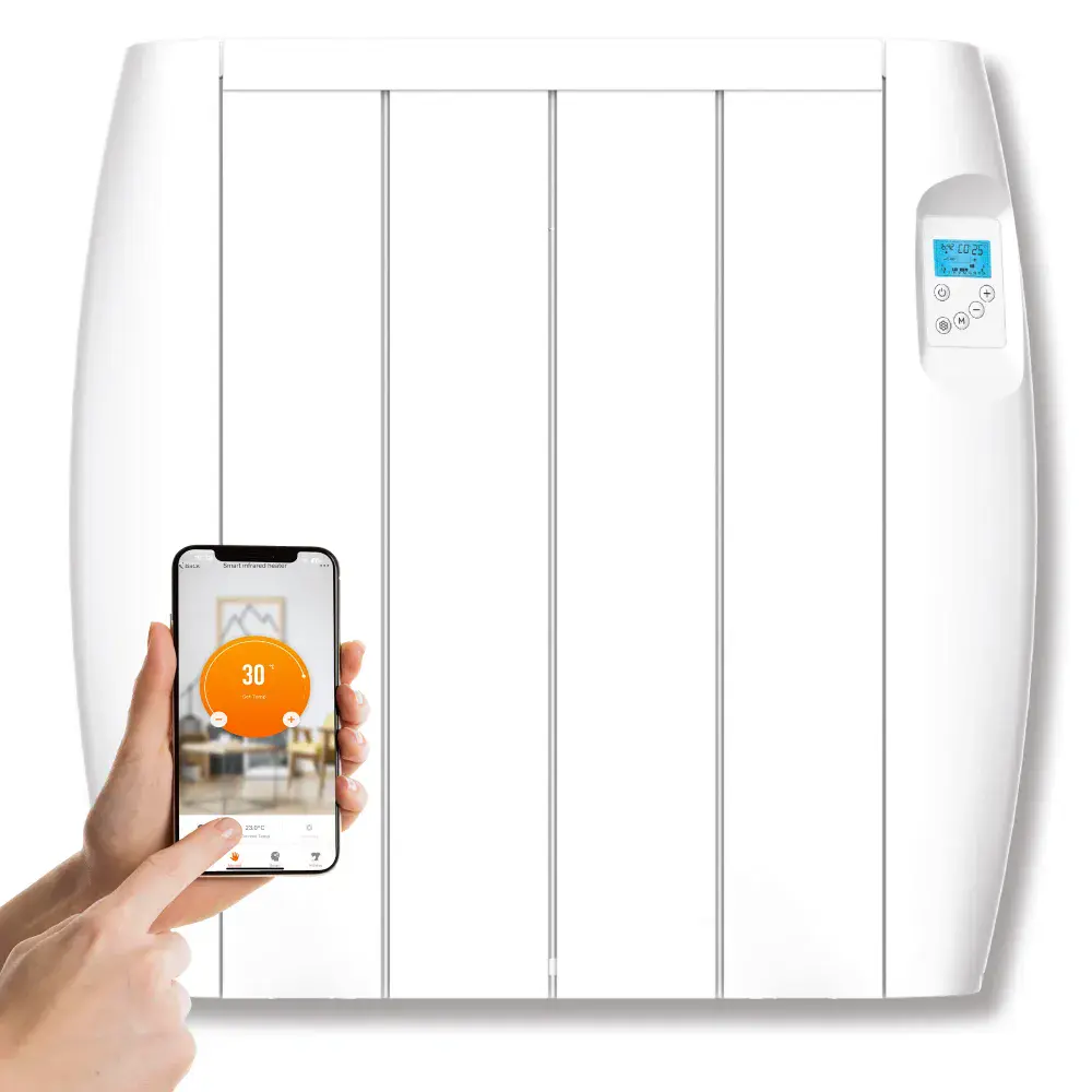 SMART 1000W / 1kW Electric Radiator Panel Heater