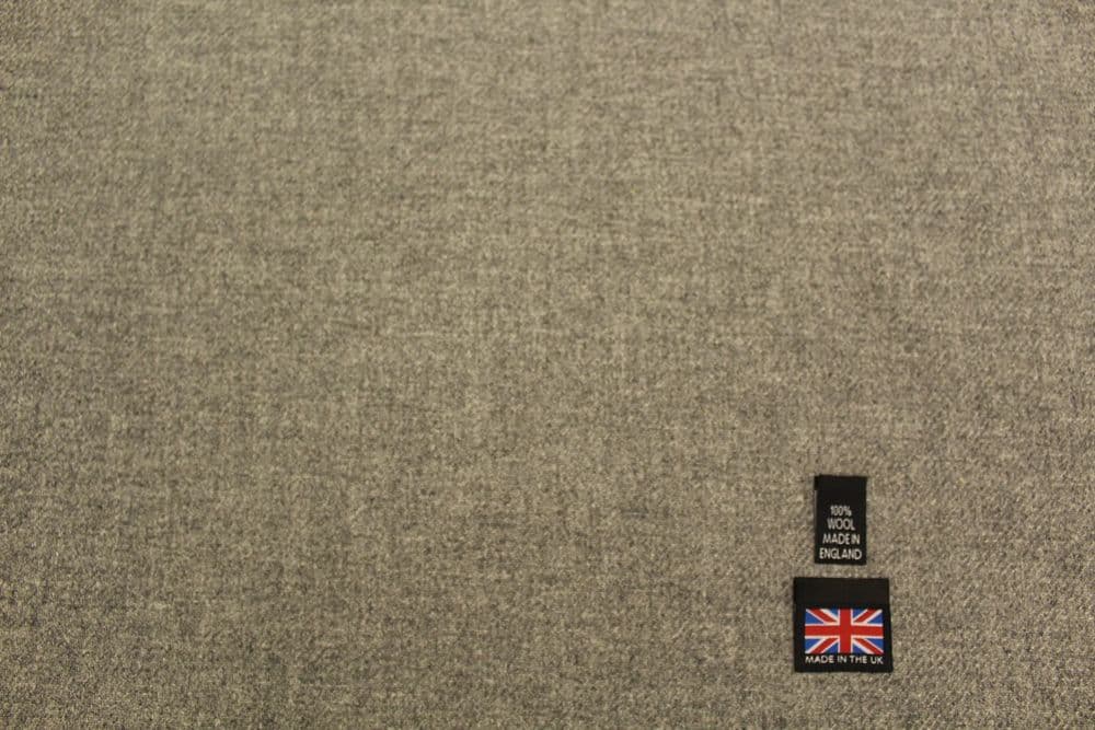 100 Lambswool Plain Twill Tweed Fabric DL13