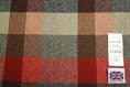 100% Wool Tweed Block Check Design Fabric | DR11