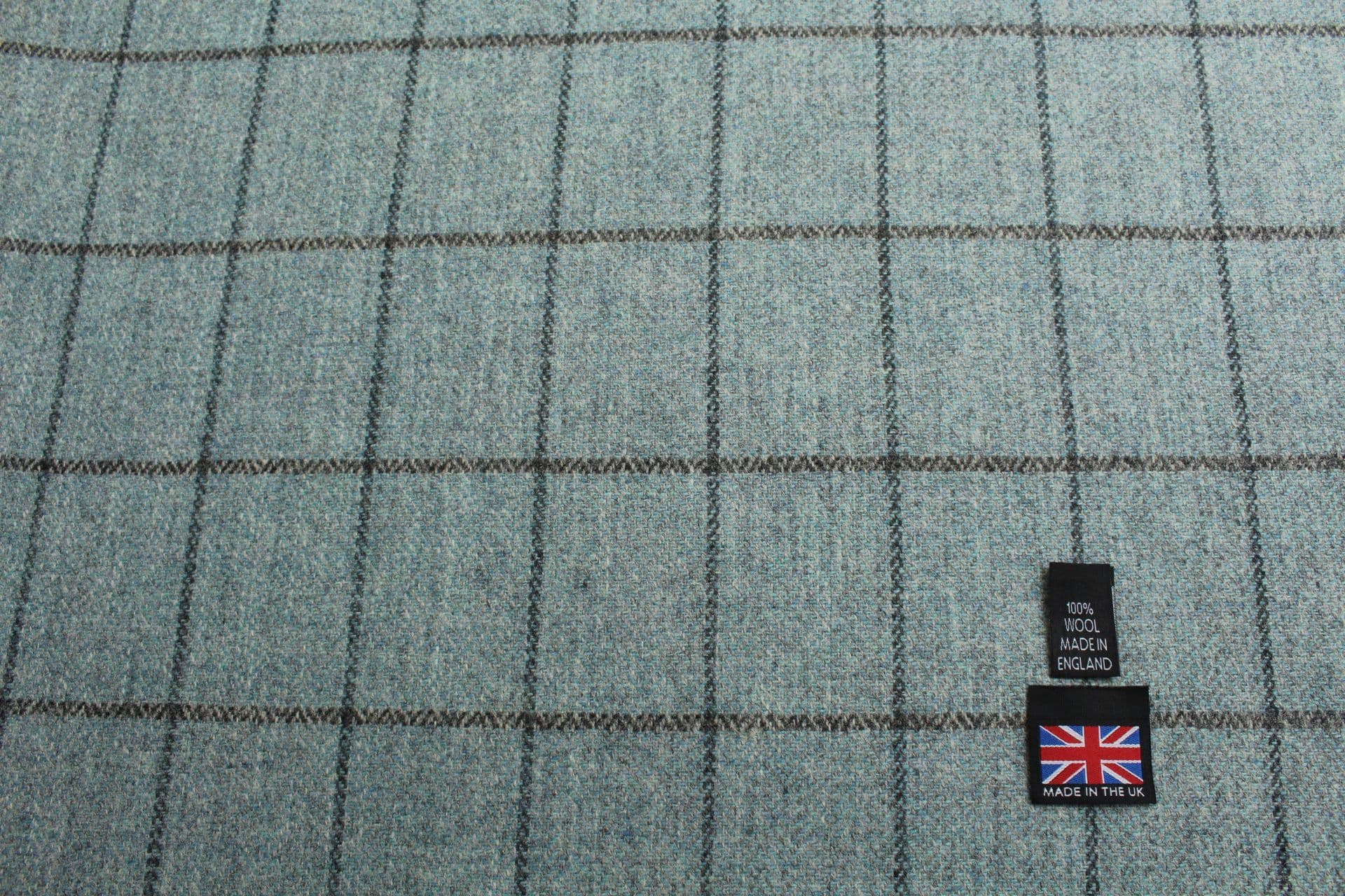 Tweed Window Check Pattern 100 Wool Windowpane Check Tweed Fabric DM39