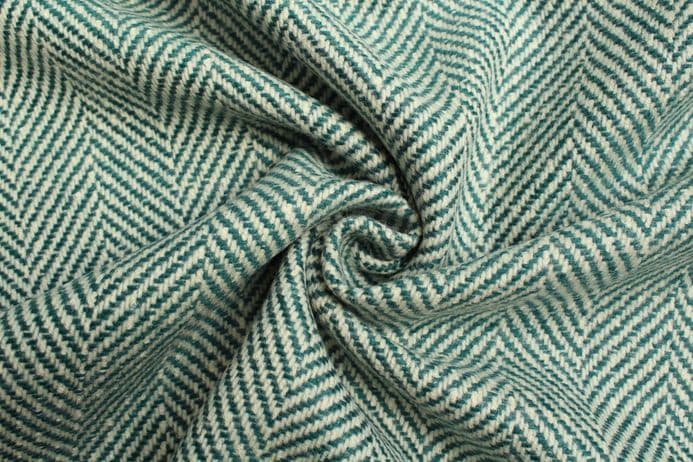 Heavyweight Pure New Wool Herringbone Tweed Fabric | DQ60
