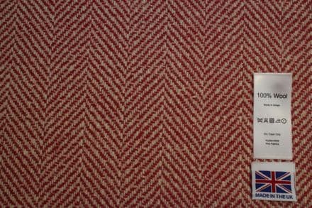 Heavyweight Pure New Wool Herringbone Tweed Fabric | DR43