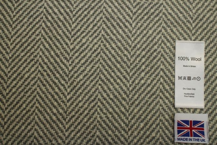 Heavyweight Pure New Wool  Herringbone Tweed Fabric | DR52
