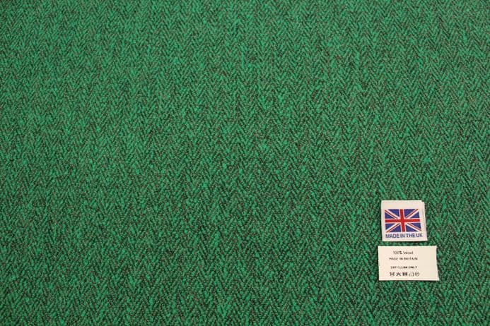 Heavyweight Pure New Wool Herringbone Tweed Fabric with a Boucle Yarn| DQ72