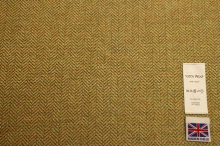 Heavyweight Pure Wool Herringbone Tweed Fabric | DR87