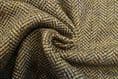 Heavyweight Pure Wool Herringbone Tweed Fabric | DR92