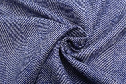 Lambswool Tweed Herringbone Design Fabric | DQ11