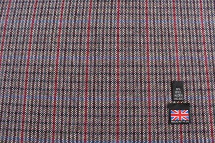 Pure New Wool Gun Club Design Tweed Fabric | DM74