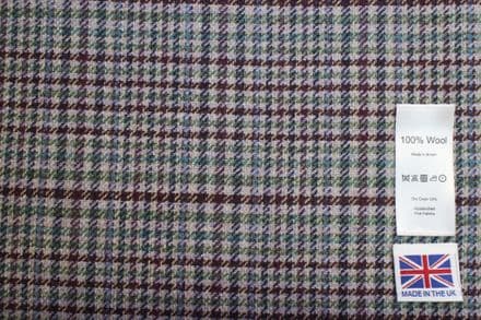 Pure New Wool Gun Club Design Tweed Fabric | DR71