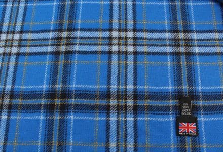 Pure New Wool Plaid Tweed Fabric | DM50