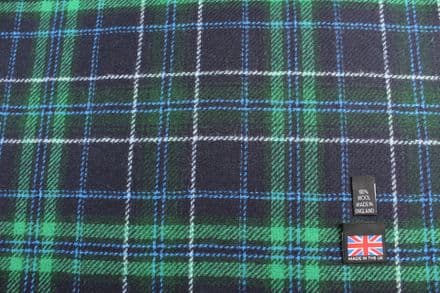 Pure New Wool Plaid Tweed Fabric | DM53