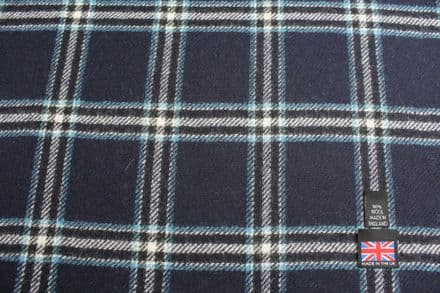 Pure New Wool Plaid Tweed Fabric | DM96