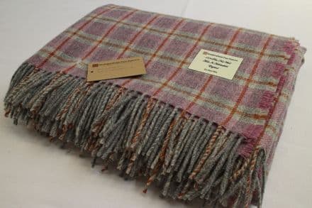 Pure New Wool Throw Made In Yorkshire (Aysgarth)