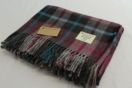 Pure New Wool Throw Made In Yorkshire (Glen Finnan)