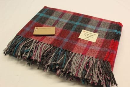 Pure New Wool Throw Made In Yorkshire (Glen Loy)
