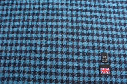Pure New Wool Tweed Mini Block Check Design | DM25