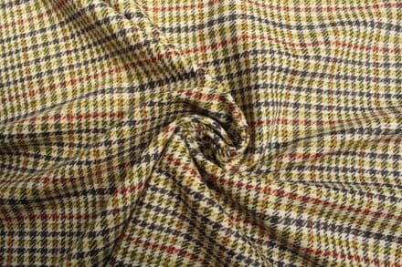 Pure Wool Gun Club Check Tweed Fabric | DQ61