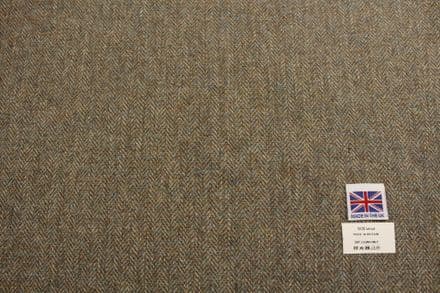 Pure Wool Herringbone Tweed Fabric | DQ70
