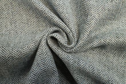 Pure Wool Herringbone Tweed Fabric | DQ83