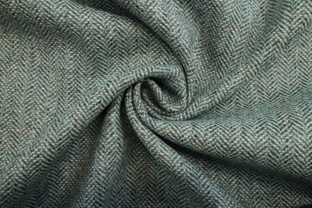 Pure Wool Herringbone Tweed Fabric | DQ84