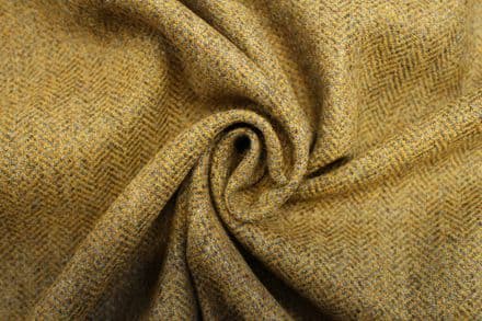 Pure Wool Herringbone Tweed Fabric | DQ85