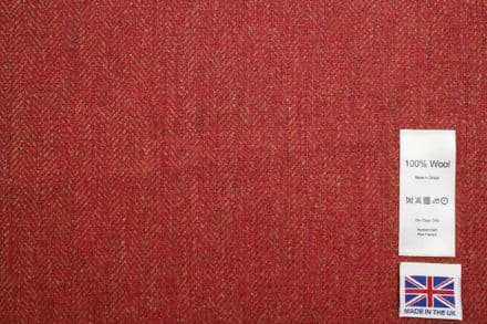 Pure Wool Herringbone Tweed Fabric | DR37