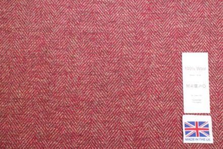 Pure Wool Herringbone Tweed Fabric | DR82