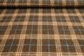 Pure Wool Plaid Tweed Fabric | DQ77