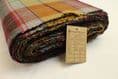 Pure Wool Plaid Tweed Fabric | DR33