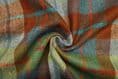 Pure Wool Plaid Tweed Fabric | DR62