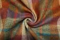 Pure Wool Plaid Tweed Fabric | DR63