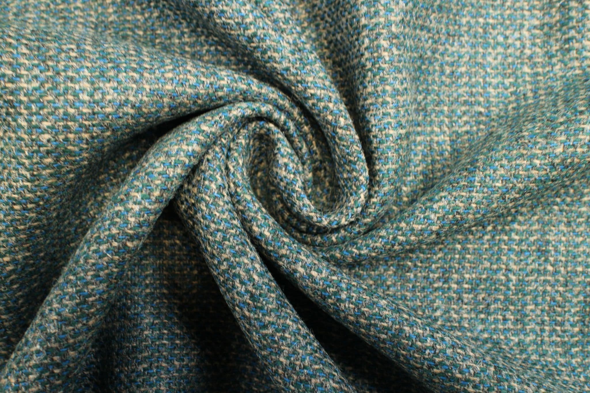 Pure Wool Tweed Fabric DR55