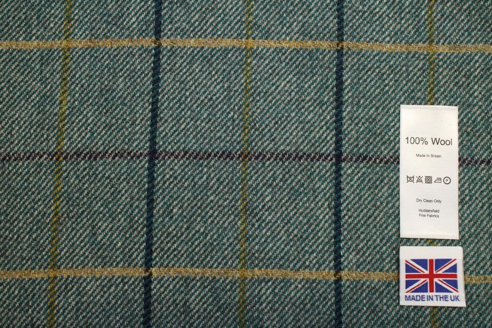 Tweed Window Check Pattern Tweed Windowpane Check Design Fabric 100 Wool DR21