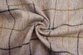 Tweed Windowpane Check Design Fabric 100% Wool | DR24