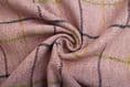 Tweed Windowpane Check Design Fabric 100% Wool | DR25