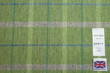 Tweed Windowpane Check Design Fabric 100% Wool | DR78