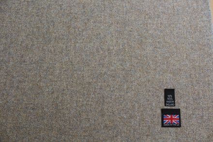 Wool Tweed Herringbone Fabric with a Milled Semi-Blind Finish | DZ91