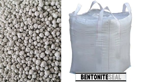 BENTONITESEAL Pure Sodium Bentonite Swelling Clay 1 Tonne Bulk Bag